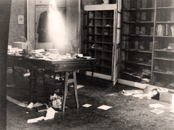 Das Institut für Sexualwissenschaft nach der Plünderung, 1933