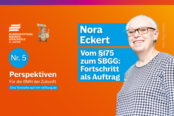 Textgrafik mit farbigem Hintergrund. Text: 