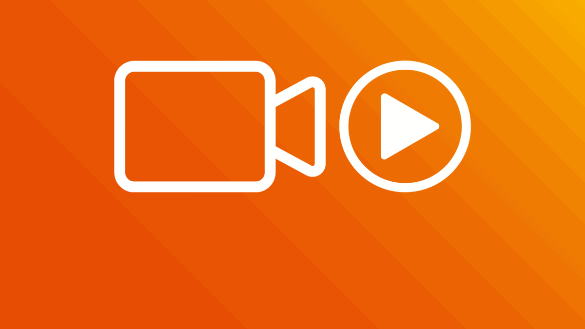 Symbolbilder für Kamera und Onlinevideo