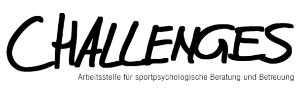 Logo Challenges. Arbeitsstelle für sportpsychologische Beratung und Betreuung.