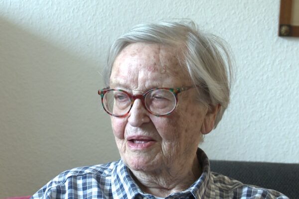 Screenshot aus dem Videointerview mit Renate von Gebhardt