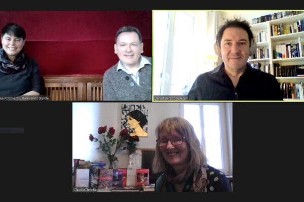 Screenshot aus dem Videointerview mit Claudia Gehrke