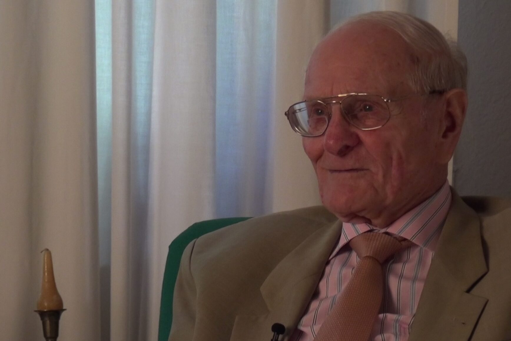 Screenshot aus dem Videointerview mit Erich Haas