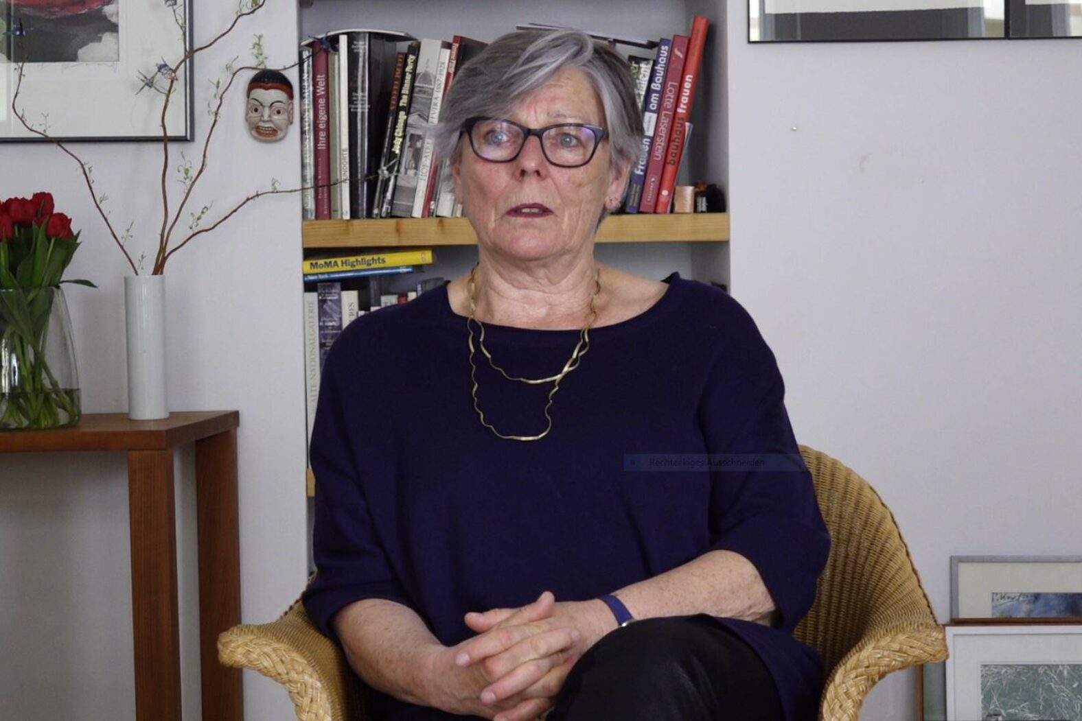 Screenshot aus dem Videointerview mit Helga Helsper