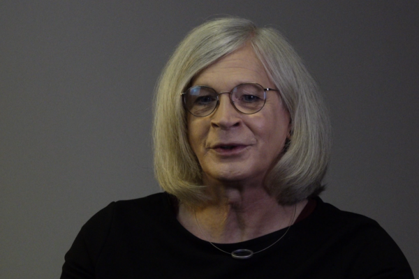 Screenshot aus dem Videointerview mit Andrea Jüsgen