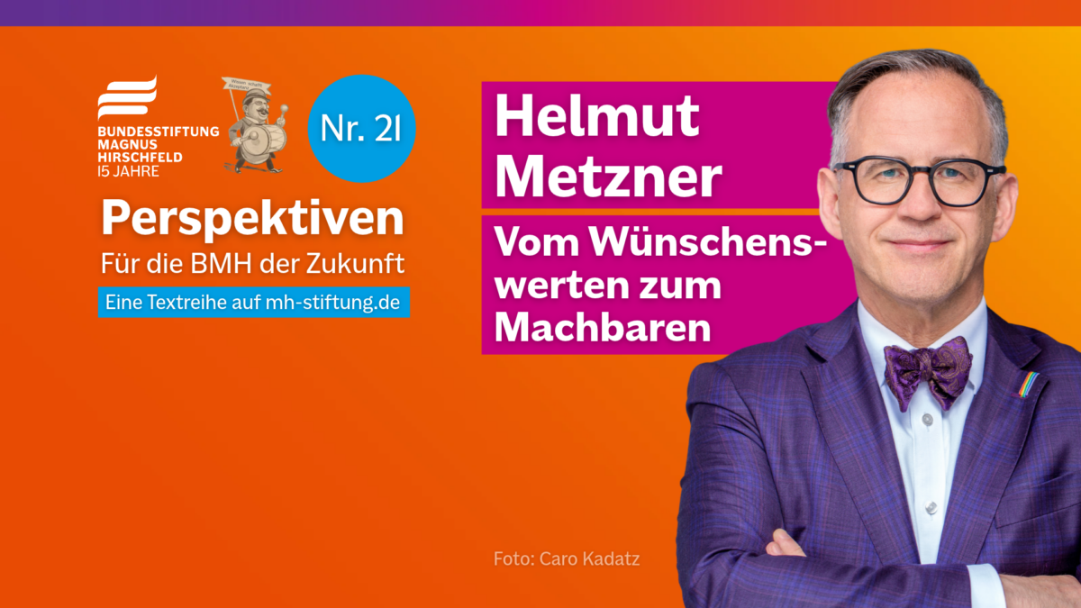 Textgrafik mit farbigem Hintergrund. Text: 