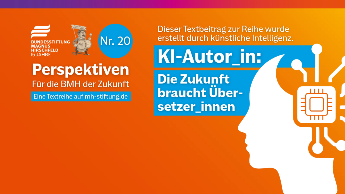 Textgrafik mit farbigem Hintergrund. Text: 