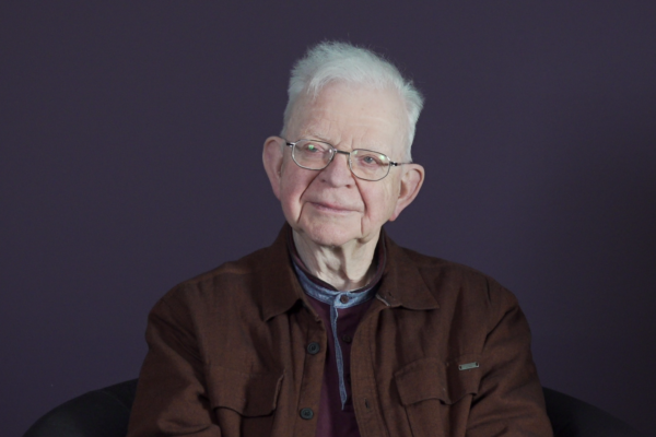 Screenshot aus dem Videointerview mit Gottfried Lorenz