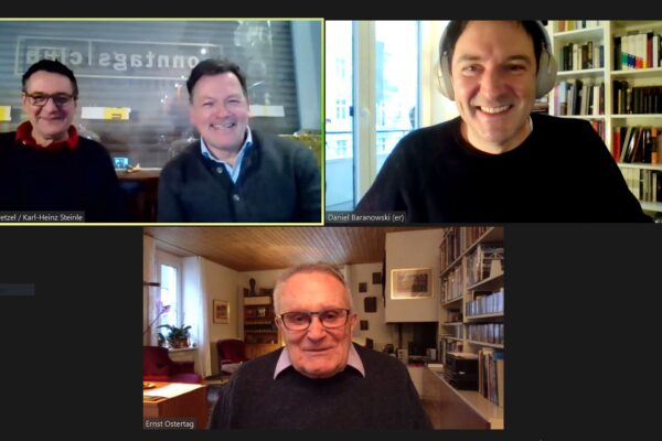 Screenshot aus dem Videointerview mit Ernst Ostertag