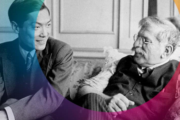 Portrait Magnus Hirschfeld mit Li-Shiu-Tong