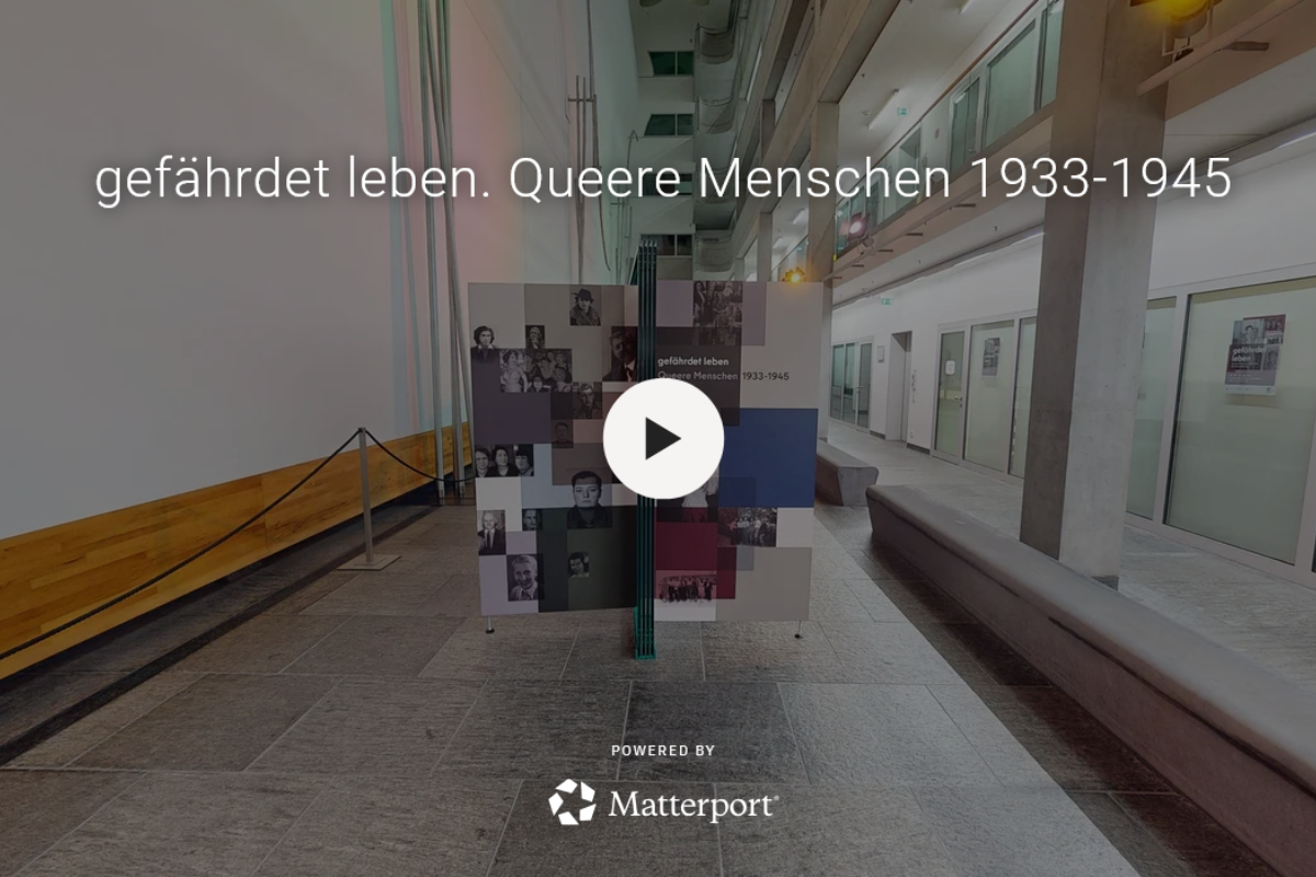 virtuelle 360 Grad Ansicht der Ausstellung 