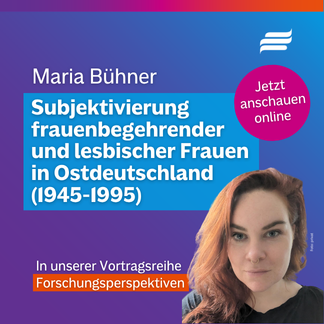 Textgrafik mit farbigem Hintergrund. Text: